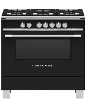 36 in. Fisher and Paykel Range in Black OR36SCG4B1  Black      Width 36 inches