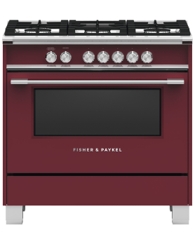 36 in. Fisher and Paykel Range in Red OR36SCG4R1  Red      Width 36 inches
