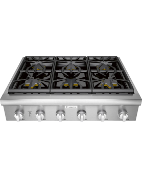 Gas cooktop 36 In. Thermador PCG366W