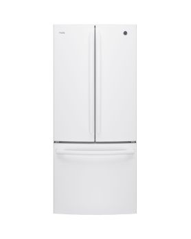 Refrigerator GE Profile PNE21NGLKWW White  Capacity 208 cubic feet French Door   width 30 inches