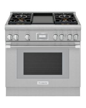 Cuisinière 36 Po. Plaque chauffante Thermador PRG364WDH