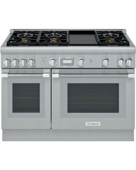 Cuisinière 48 Po. Plaque chauffante Thermador PRG486WDH