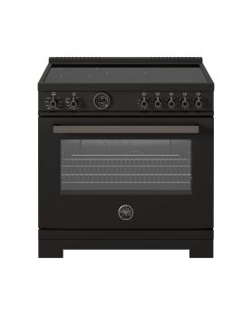 Cuisinière à induction de 36 pouces, 5 Brûleurs et plaque chauffante , four électrique autonettoyant, Noir, Bertazzoni PRO365ICFEPCAT  Noir 5 bruleurs     Capacité 5.7 pieds cubes   largeur 36 pouces  présenté par les Spécialistes de l'électroménager