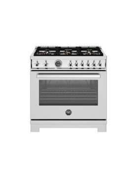 36 In. Gas Range Bertazzoni PRO366BCFGMXTLP