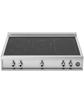 Cuisinière à Induction de 36 po. Bertazzoni avec 5 éléments en Inox PROF365IRTXT  Inox 5 bruleurs       largeur 36 pouces