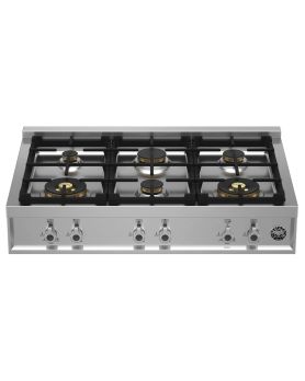 Gas cooktop 36 In. Bertazzoni PROF366RTBXT