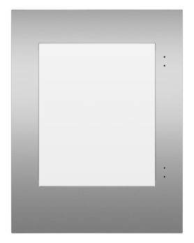 RD2435VL100-Integrated panel in glass with ss frame left  