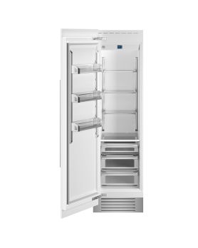 Refrigérateur Bertazzoni REF24RCPRL/23 Panneau Requis Colonne de réfrigération largeur 24 pouces Capacité 13 pieds cubes