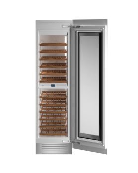 Cellier Colonne, Encastrable 24 po., 80 bouteilles, Panneau requis, Bertazzoni REF24WCPRR/23  Panneau Requis    80 Bottles bouteilles  présenté par Corbeil
