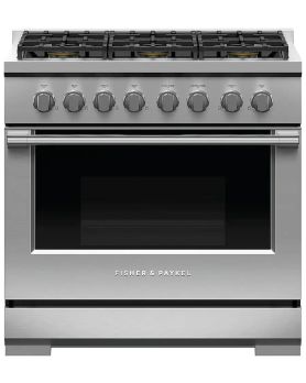 36 In. Gas Range Fisher & Paykel RGV3-366-N