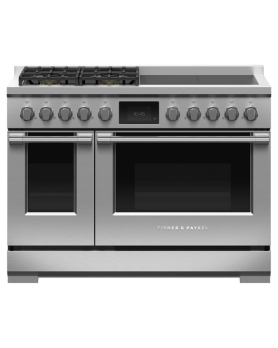 48 In. Gas and Induction  Range Fisher & Paykel RHV3-484-N
