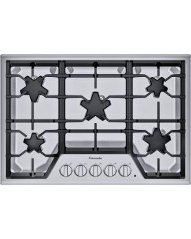 Plaque de cuisson gas 31 Po. Thermador SGS305TS