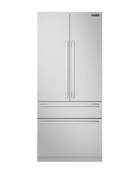 SKS Refrigerator in Pannel-Ready color showcased by Corbeil Electro Store