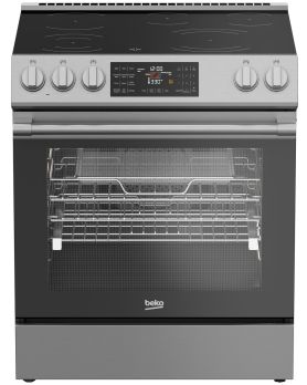 Cuisinière 30 Po. Vitrocéramique Beko SLER30524CSS