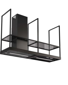 70 In. Island Hood  600 Cubic feet per minute Faber TSHIS70BK600