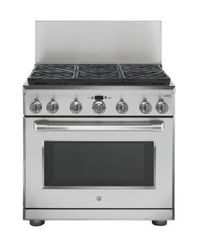 Monogram Backguard UX12B36PSS Stainless 36 in.