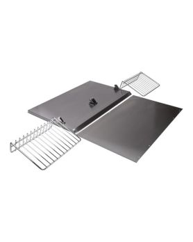 Ensemble de dosseret de hotte de cuisinière en acier inoxydable de 30 po avec tablette à double position Whirlpool W10285447