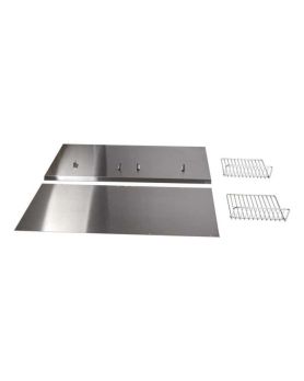 36"  Stainless Steel Range Hood Backguard Kit with Dual Position Shelf Whirlpool W10285448