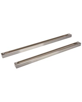 Ensemble de poignée en acier inoxydable pour réfrigérateur encastrable JennAir 36 po W11220302