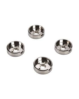 Jennair Knob bezel W11323061 in Chrome showcased by Corbeil Appliances