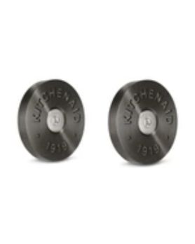 Ensemble de médaillons pour poignée de cuisinière de style professionnel KitchenAid W11368841BO
