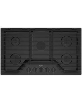 Plaque de cuisson Whirlpool WCGK5036PB Brûleurs scellés  5 éléments  presenté par Corbeil
