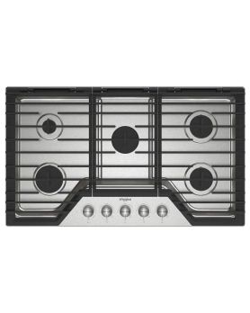 Plaque de cuisson Whirlpool WCGK7036PS Brûleurs scellés  5 éléments  presenté par Corbeil
