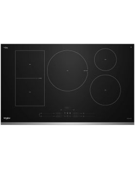 Plaque de cuisson Vitrocéramique - ventilation intégrée Whirlpool WCIT7536SS