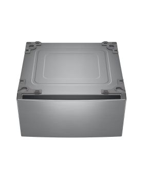 Laundry Pedestal with Storage Drawers, 27 in, Graphite steel, LG WDP6V