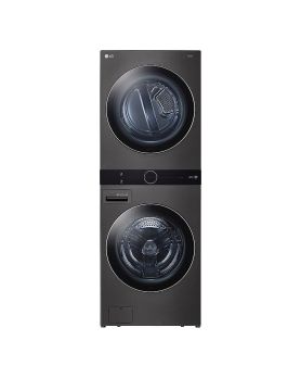 LG Laundry center WKEX200HBA Capacity 5.2 cubic feet  12 washing cycles   Ventilated and Steam drying system width 27 inches