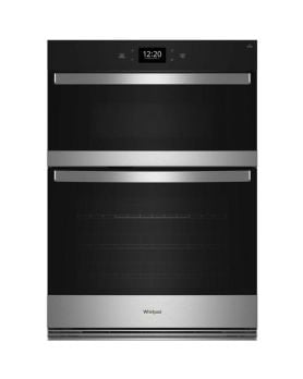 Four combiné 27 Po. Inox Whirlpool WOEC7027PZ