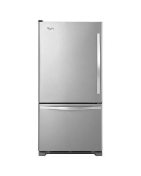 Refrigerator Whirlpool WRB329LFBM Stainless Steel  Capacity 18.67 cubic feet Bottom Freezer / Drawer   width 30 inches