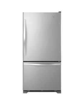 Refrigerator Whirlpool WRB329RFBM Stainless  Capacity 18.67 cubic feet Bottom Freezer / Drawer   width 30 inches