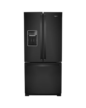 Whirlpool Fridge WRF560SEHB in Black color showcased by Corbeil Electro Store