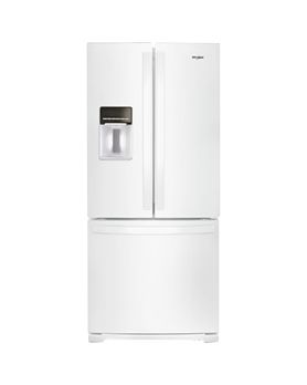 Whirlpool Fridge WRF560SEHW in White color showcased by Corbeil Appliances