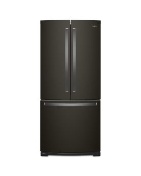 Refrigerator Whirlpool WRF560SFHV Black Stainless   Capacity 19.68 cubic feet French Door   width 30 inches