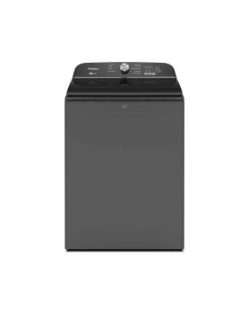 Top Load Washer, 6.0-6.1 cu. ft., Black, Whirlpool WTW6157PW   Capacity  6 cubic feet  10 cycles   Freestanding   Stainless Steel tub