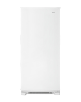 Whirlpool Freezer 30 White WZF34X18DW in White color showcased by Corbeil Electro Store