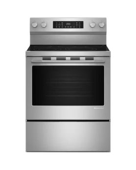 Cuisinière 30 Po. Vitrocéramique KitchenAid YKFES330TPS
