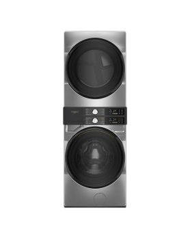 27 Inch Silver Laundry Center Whirlpool YWEF5727TR