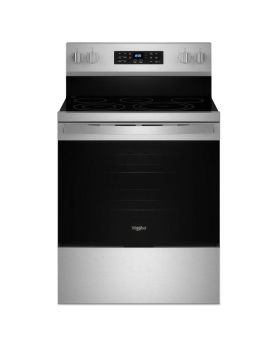 Cuisinière 30 Po. Vitrocéramique Whirlpool YWFES5030RZ  Inox 5 bruleurs     Capacité 5.3 pieds cubes 2400W Watts  largeur 30 pouces