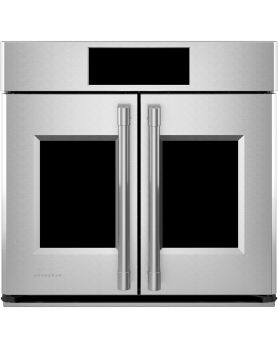 Wall oven  Monogram ZTSX1FPSNSS Stainless   Capacity  5 cubic feet   Built-in Width 30 inches