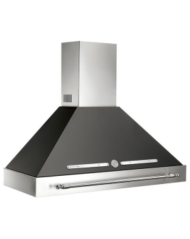 Wall Mount Chimney Range hood, 48 in, 600 CFM, Stainless steel, Bertazzoni K48HERX/14