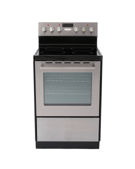 Electric range 24 in. freestanding, with 4 radiant, silver, Marathon MER245SS-2  Silver  4 Burners     Capacity 2.7 cubic feet   Width 24 inches