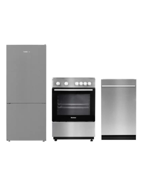 Blomberg Kitchen Appliance Set BRFB1532SS, BERC24202SS, DWS51502SS