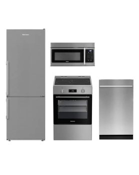 Blomberg stainless Kitchen Set BRFB1045SS, BIRC24102SS, DWS51502SS, BOTR30100SS