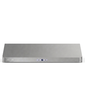 Hotte Sous armoires 30 po. 600 pcm Aviva AVA-306RS2 Inox Installation Hotte sous cabinet  600 pieds cubes par minute