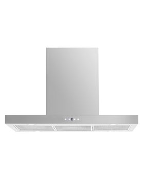 Hotte Îlot 36 po. 900 pcm Aviva AVI-369IS3 Inox Installation Îlot  900 pieds cubes par minute