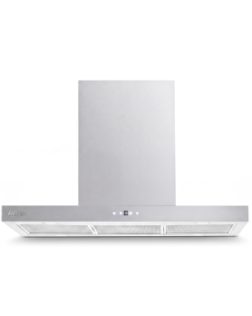 Hotte Îlot 36 po. 900 pcm Aviva AVI-369IS3 Inox Installation Îlot  900 pieds cubes par minute