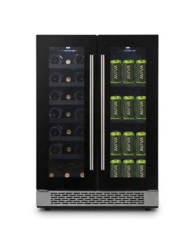 Cellier Autoportant 42 bouteilles, 24 po. Aviva BSC42DB3  Noir    42 bouteilles  largeur 24 pouces présenté par Corbeil